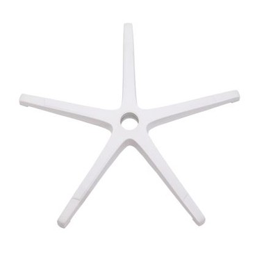 White Nylon Swivel Chair Base