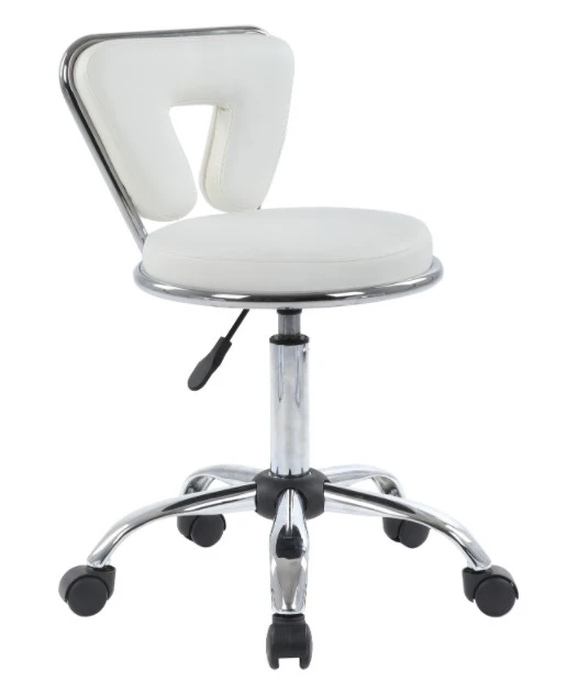 Black &White PU Leather Counter Stools
